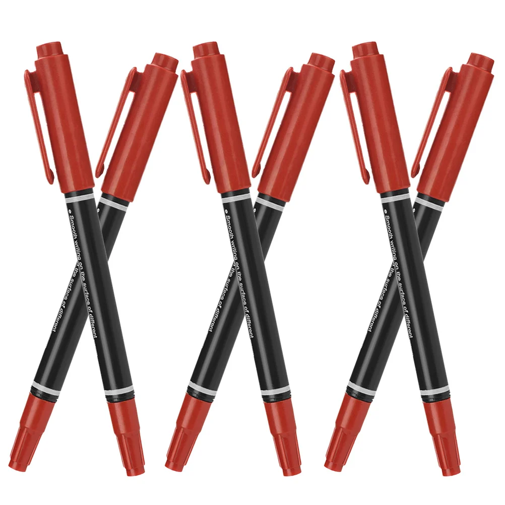 

6Pcs Eyebrow Tattoo Pen Professional Fine Oil Markers for Brow Mapping and Lip Tattooing Portable Beauty Marker Pens Salon Use