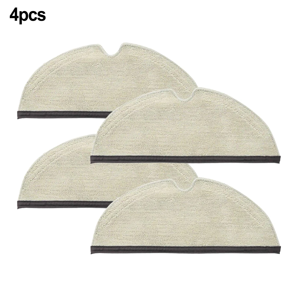 4 Pack Microfiber Mop Pad For Roborock Q8 MAX Plus Robot Vacuum Cleaner Cleaning Accessories Replacement Parts
