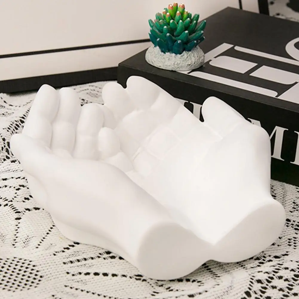 Candle Holder Mol Multifunction Candy Box Hand Shaped Flower Pot Succulent Planter Candle Holder Jewelry Storage for Birthday