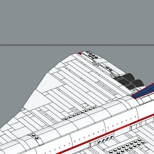 2026 New Airbus Concorde Aircraft Construction Kit Supersonic Aircraft Space Shuttle Model Adults Toys Gifts 2083pcs view 2