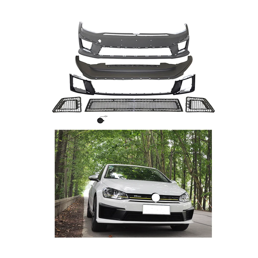 

Automotive Parts Front Bumper R400 Kit For Volkswagen GOLF 7 MK7 2013-2017 Upgrade VW GOLF 7 R400 Body Kit