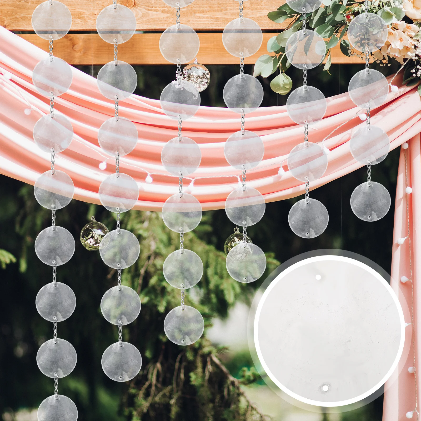 

NOLITOY 100pcs Wedding Decorative Accessories Craft Keychain Dreamcatcher Shell Wind Chime Handmade Party Favors