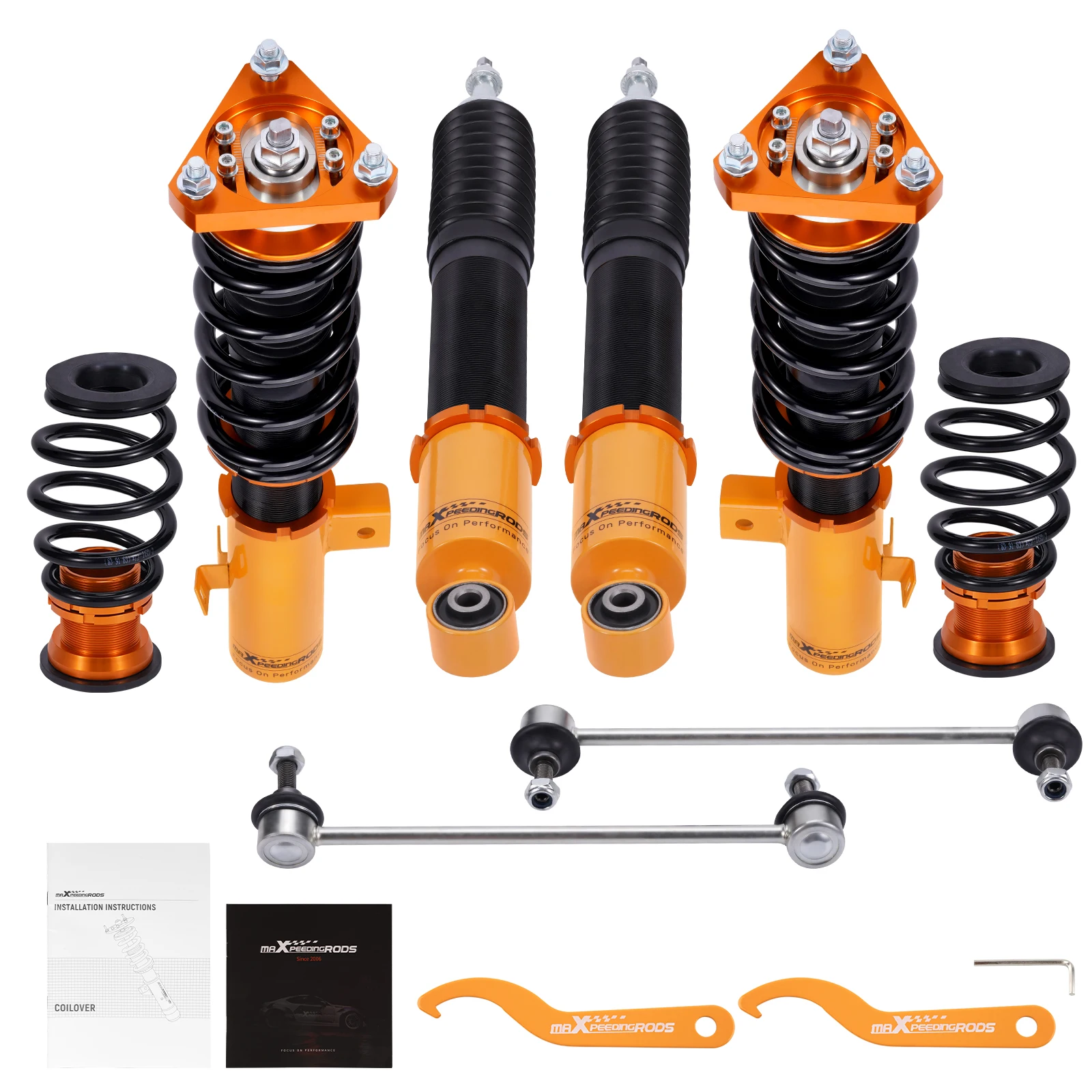 Coilovers Shocks Struts t for Honda Civic 2012-2015 Adjustable Height Strut Springs Shocks Absorbers