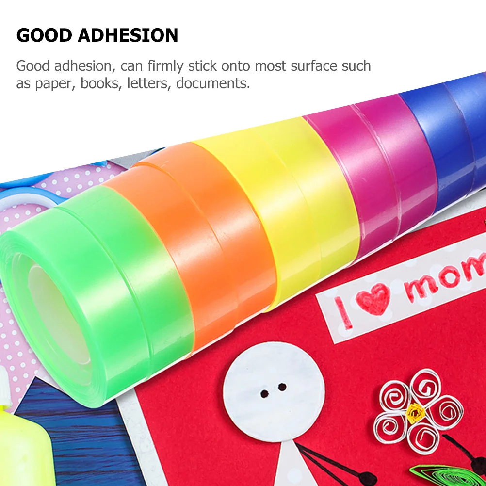 

24 Rolls Clear Transparent Tape Strong Adhesive Office Home Sealing Sticky Tape Rolls for Gift Wrapping Stationery Use