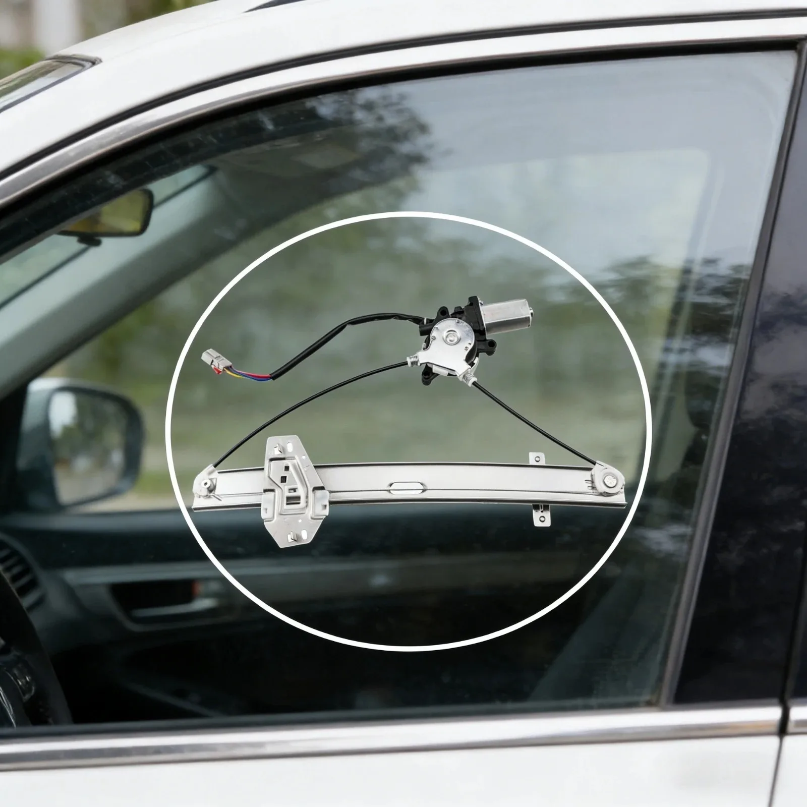 

Window lifter 741-766 front left with motor suitable for 98-02 Honda Accord, Long Service Life, Ideal for Door Window Repair