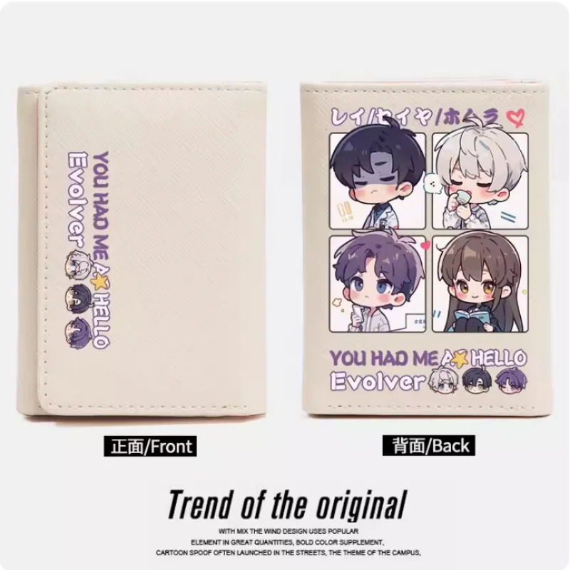 Anime Love and deepspace Wallet Women's Fold Bag Multi Card Large Capacity Fashion Wallet Gift