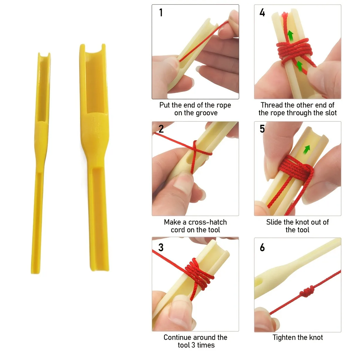 Outils de nouage de roses, fournitures pour la fabrication de roses, Kit d'artisanat de roses, outils pour nouer des perles pour la fabrication de roses, 2 pièces