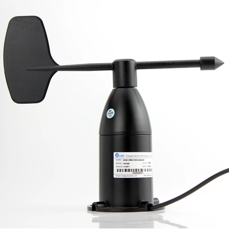 2026 WD300 Low Cost High Resolution 3 Degree Accuracy Wind Vane Anemometer Magnetic Wind Direction Sensor