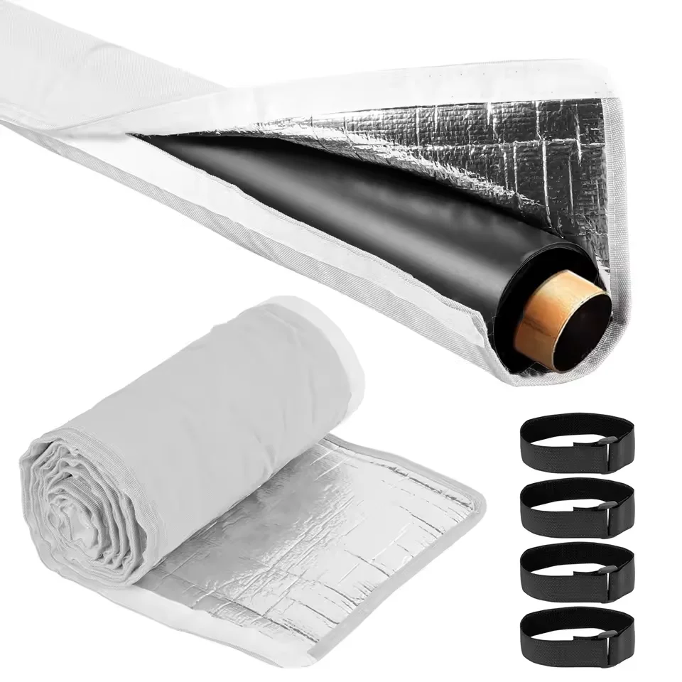 3 Layer Air Conditioner Hose Cover Wrap Portable AC Hose Insulation Sleeve HVAC Copper Pipe Insulate Cover Protector for Outside