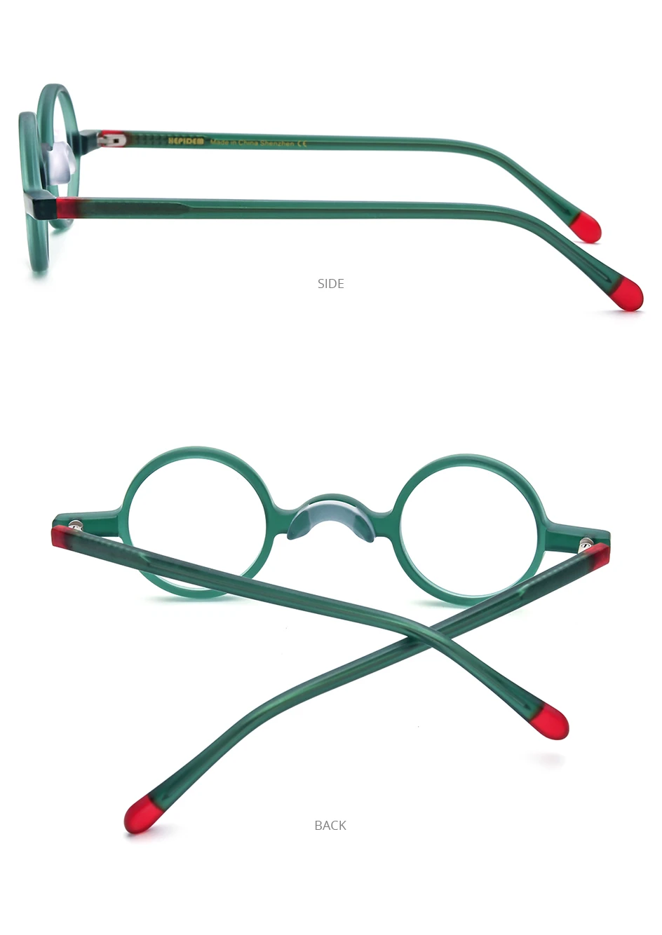 HEPIDEM Acetat Brillengestell Männer Berühmte Marke Design Retro Cat Eye Frauen Nerd Brillen Brillen Kleine Vintage Brillen 9280 – Detail 17