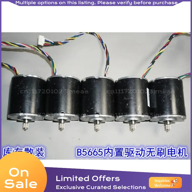 B5665 Brushless Motor With Built-In Driver 12-24V Reversible Rotation PWM Speed Control High Torque Inner Rotor Motor