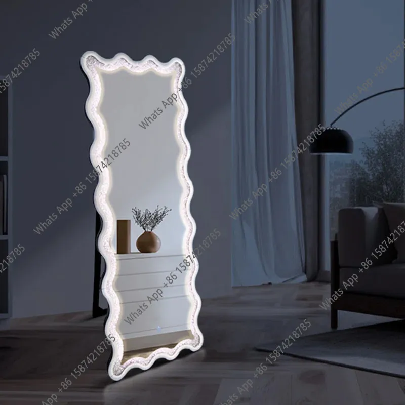 Soft mirror wall-attached self-adhesive acrylic full-body full-length household paste mirror fitting mirror