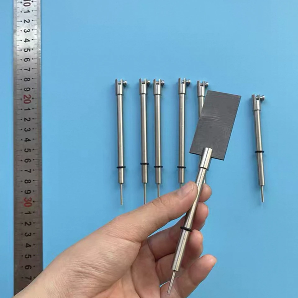 JJ120 Stainless Steel Electrode Clamp Working Electrode Multi purpose Fixture Small Diameter Gap 3mm Invoice Issued