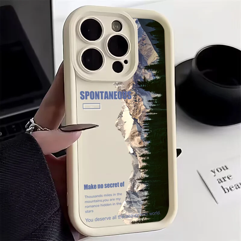 Landscape Mountain Train Phone Case for Xiaomi Redmi Note 12 12S 13 11 10 Pro Plus 4G 5G 10S 10C 12C 13C Luxury Silicone Cover