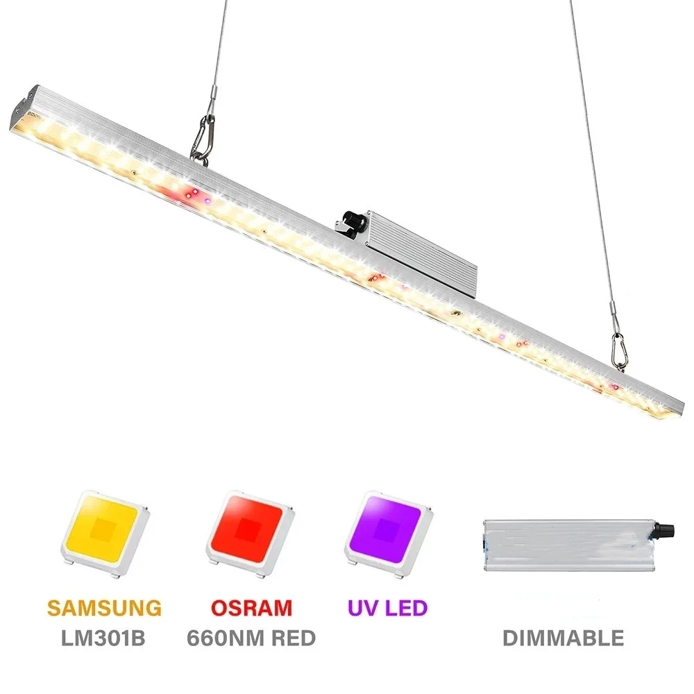 Dimmable indoor plants 300W Samsung LM301B LED plant growth light full spectrum coverage 5*5ft for organic vegetable growth Lamp