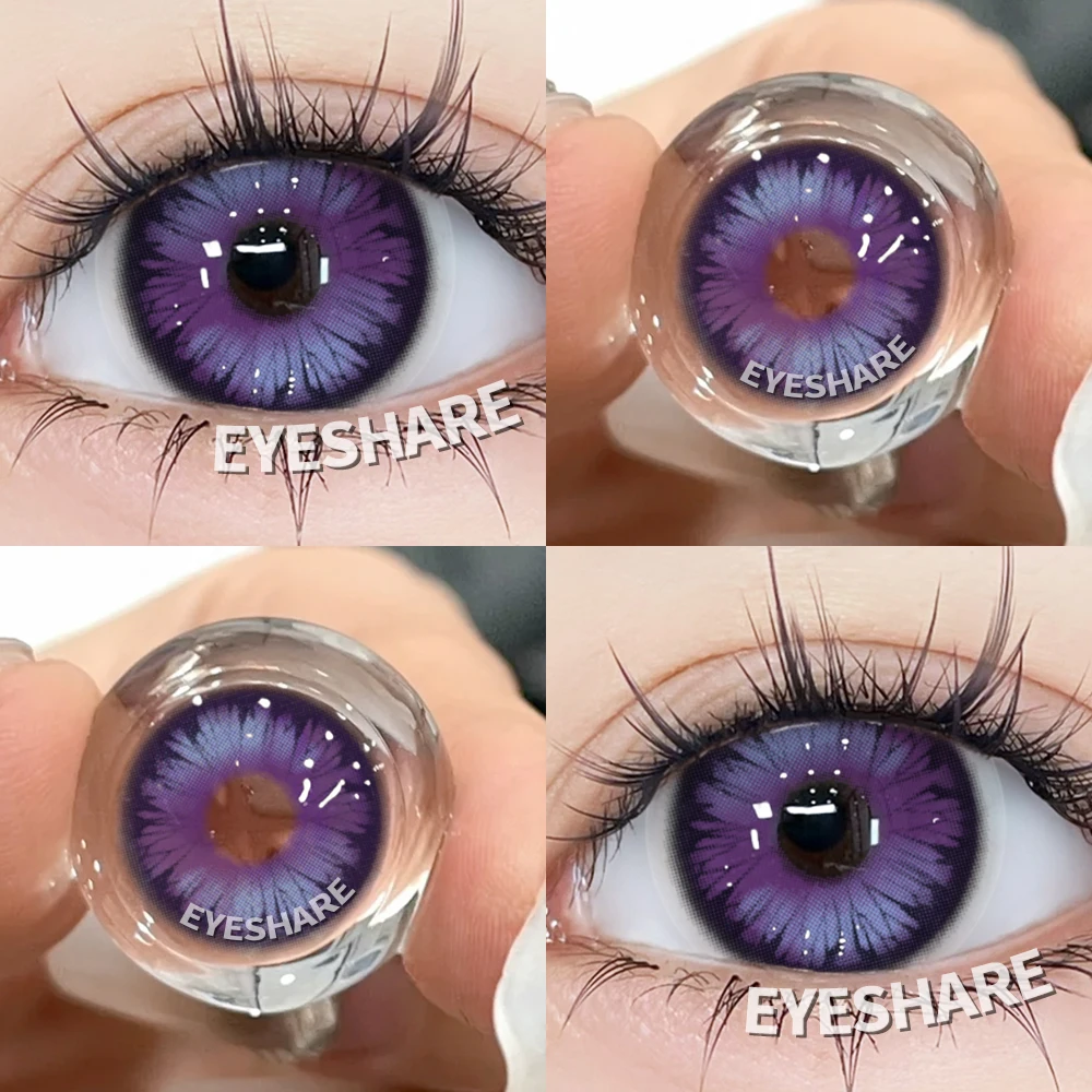 EYESHARE MADRID Serie Farbige Kontaktlinsen für Augen Lila Linsen Verrückte Halloween Anime Zubehör Schönheit Schüler Niedliche Linse