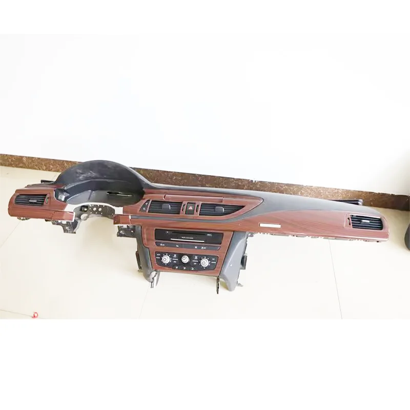LHD For Audi A7 4G8 2009-2018 ABS Agate wood grain Car Front Dash Air Vent Grille Center Console Air Outlet Interior Accessories