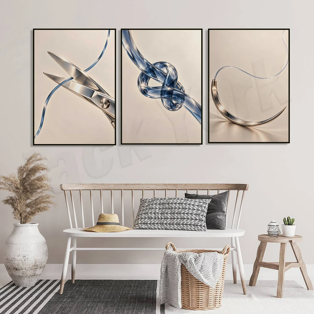 Surgical Instrument Art Prints, Medical Equipment Prints, Canvas Posters for Operating Room or Office Decor