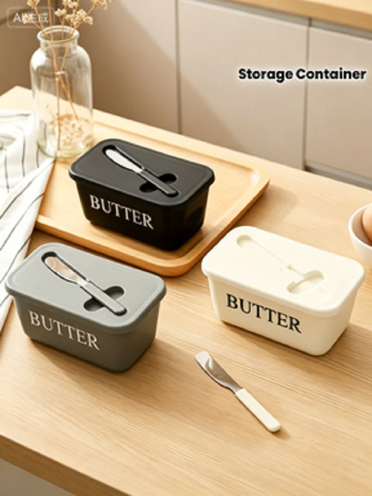 Butterdose, Aufbewahrungsbox für Lebensmittel und Snacks, Kühlschrankaufbewahrung, Küchenutensilien – Detail 1