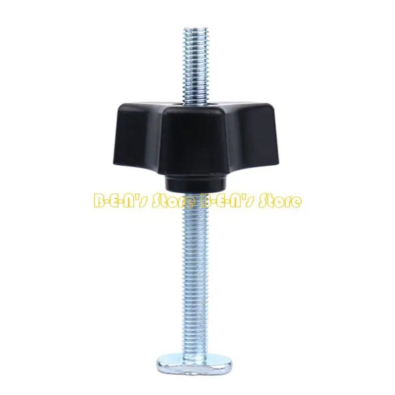 Y1AD مريحة لمشبك S Slot Clamp لمقبض مقبض T slider للمسارات T التمسك بالأعمال الخشبية المعدنية المضادة للتهاب المشبك #3