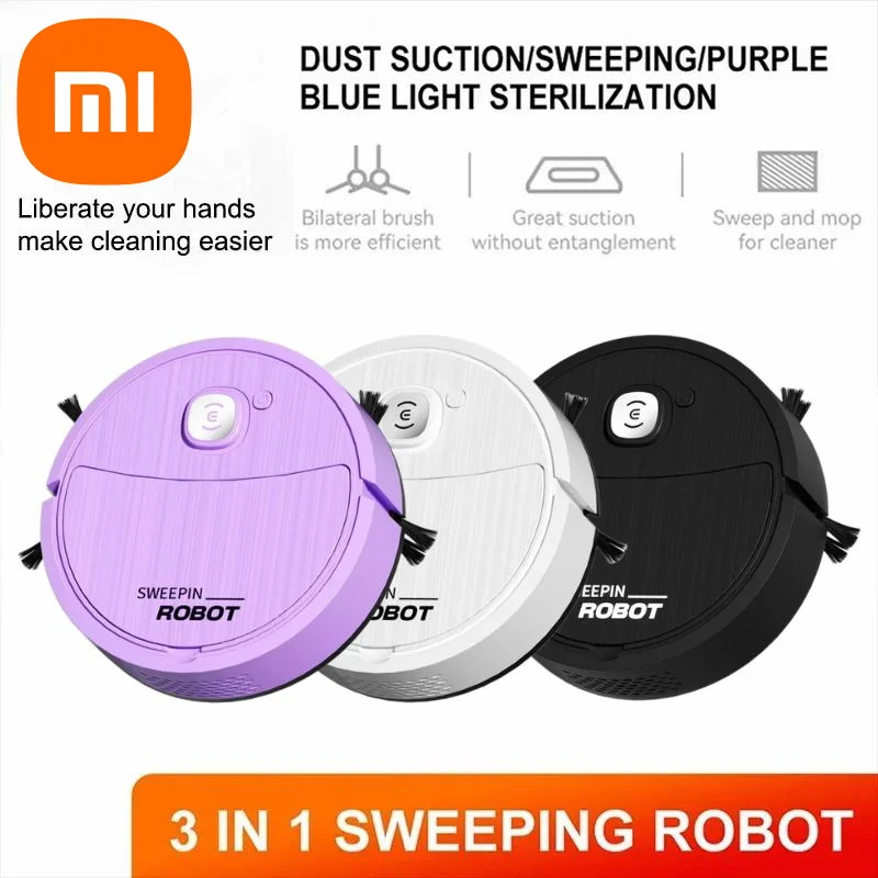 Xiaomi elektryczny robot mop automatyczny zamiatanie USB akumulator wielofunkcyjny silne ssanie mopem zamiatanie 5 w 1 zamiatarka elektryczna