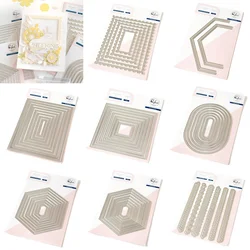 Piggy Craft metal cutting dies cut die mold Various shape frames Scrapbook paper craft knife mold blade punch stencils dies