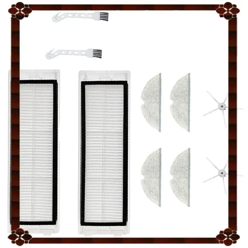 24-часовая доставка, сменный комплект аксессуаров для Xiaomi 1S Roborock S5max T7pro T6, тканевый фильтр для роботизированной подметальной машины, маленький и белый