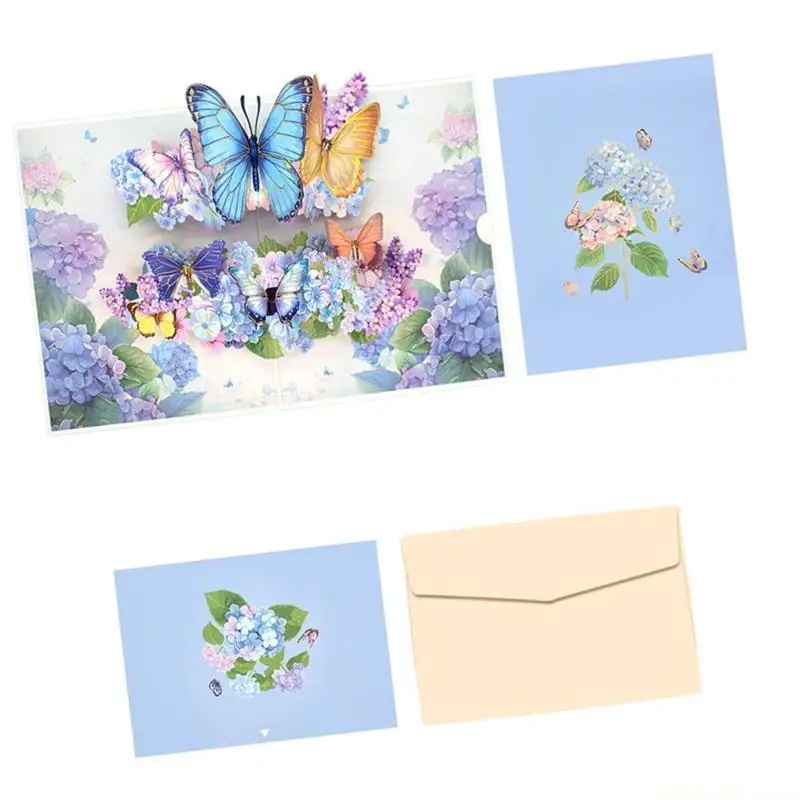 Teachers Day Greeting Card Handmade Butterfly Paper Carving Greeting Card