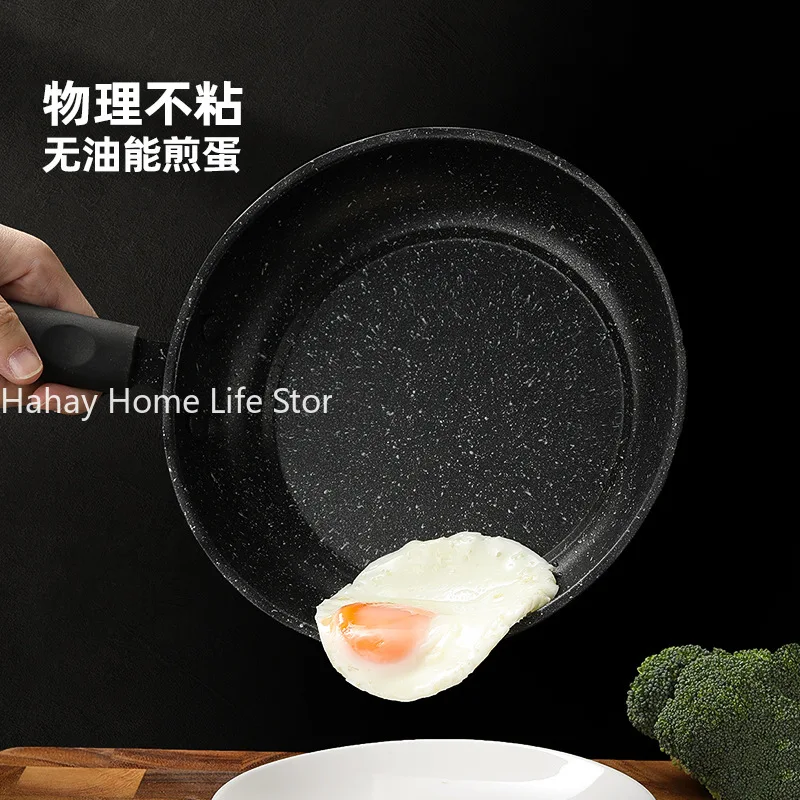 Maifan taş yapışmaz kızartma tavası socepan omlet pişirme tencere mutfak yumurta biftek tava mutfak için gaz indüksiyon ocak