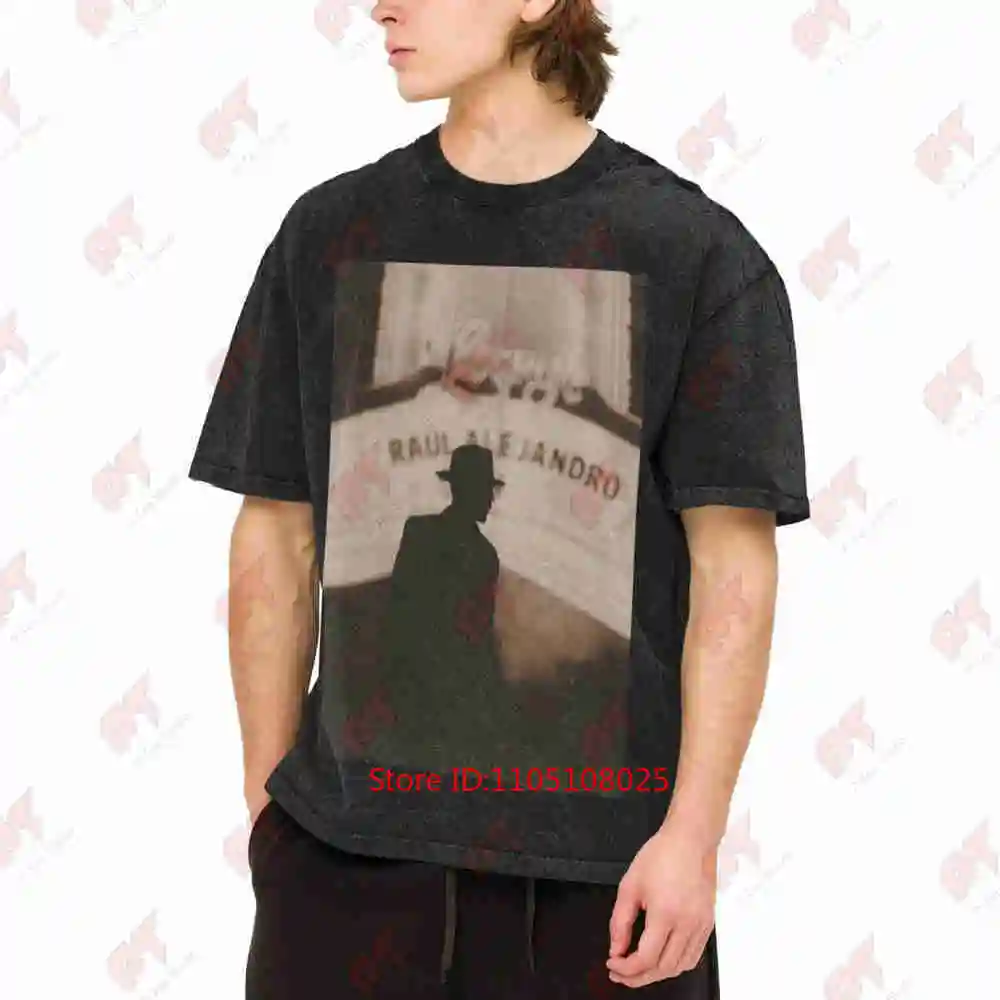 Raul Alejandro Cosa Nuestra Vintage Washed Tee Pure Cotton T-Shirt