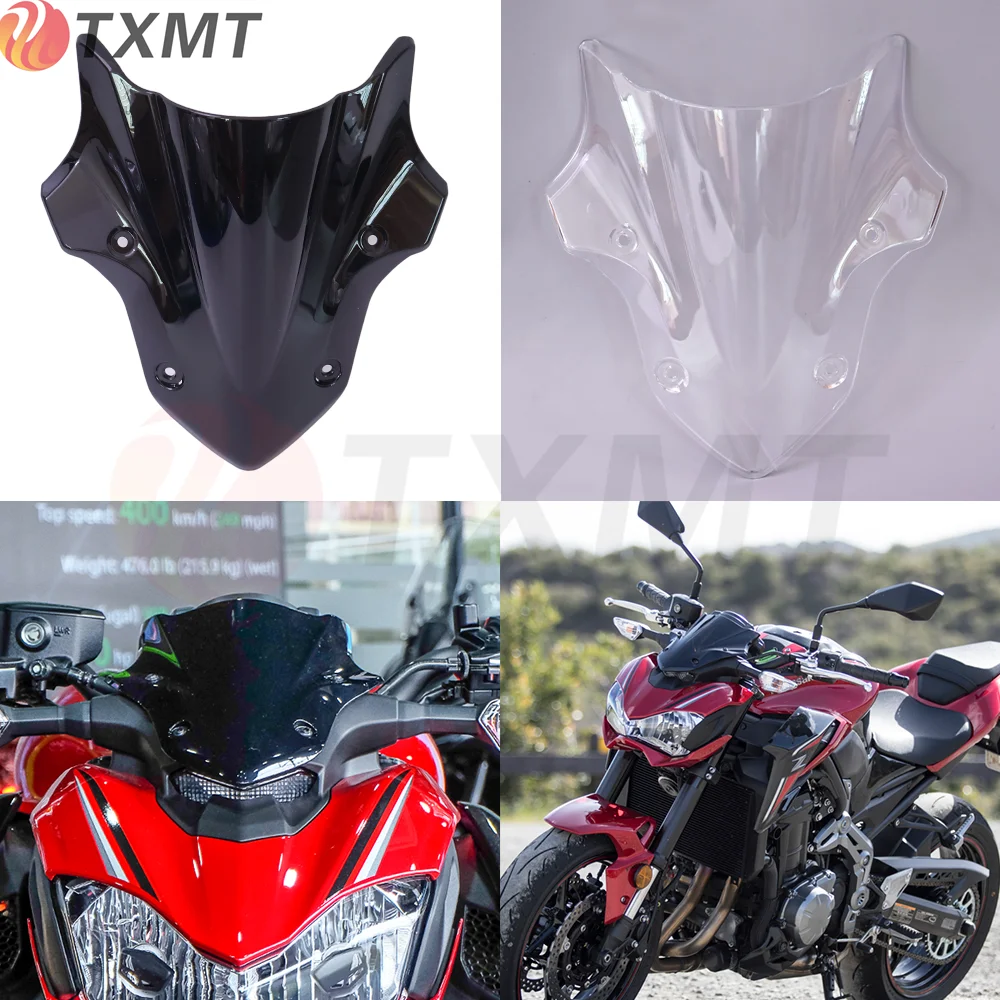 

Kawasaki Z900 2017-2019 front windshield, front windshield, and front windshield deflector
