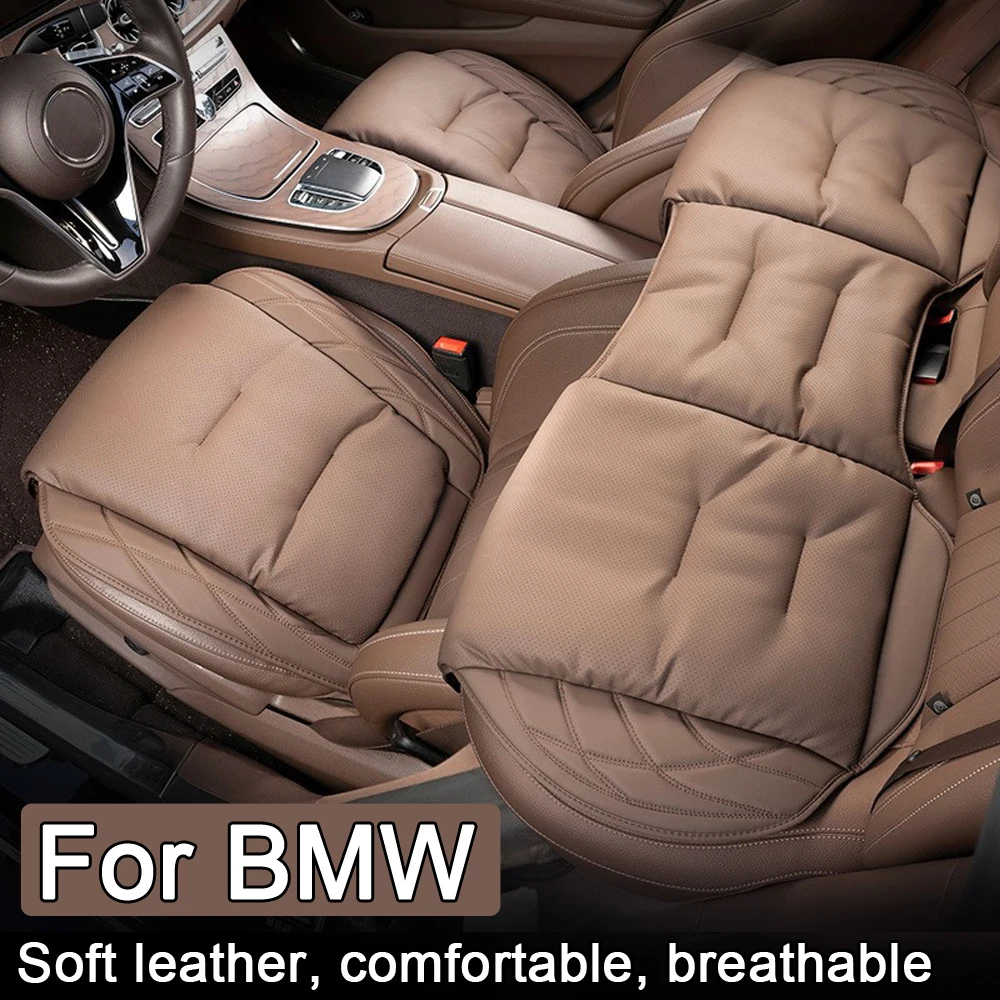 

Car Seat Cover Universal Cushion Nappa Leather Seat Protector Cover For BMW X1 X3 X4 X5 X6 X7 F10 F15 F16 F25 E39 E90 E91 F30