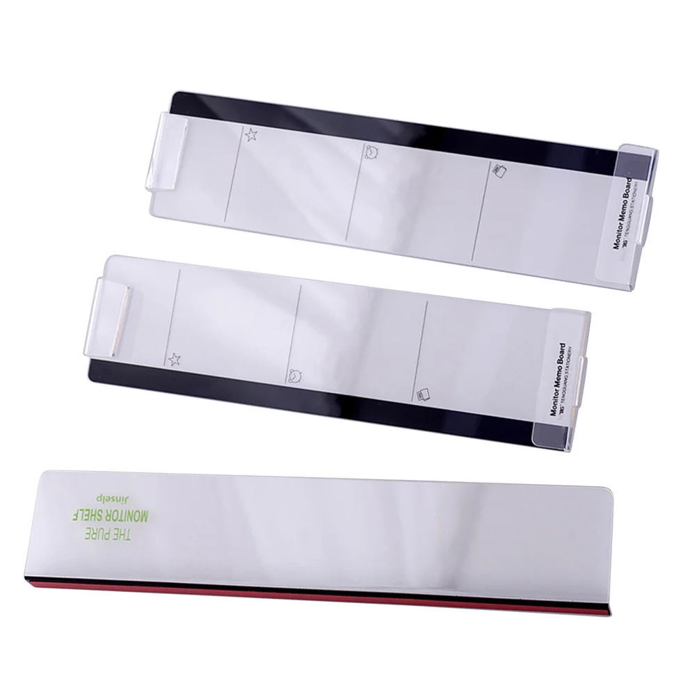 

Monitor Memo Boards Computer Screen Side Panels Message Reminders Transparent Office Gadgets Phone Holder Desk