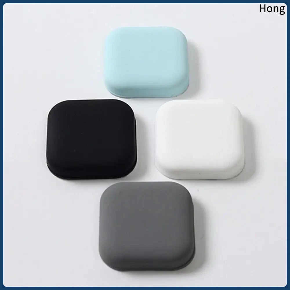 Square Silicone Door Crash Pad Wall Protector Safety Protector Shock Absorber Wind Resistant Reusable Door Stopper Wall