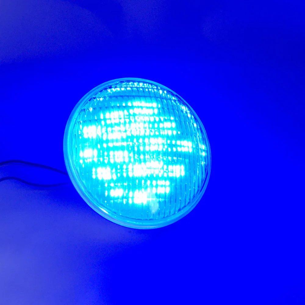 

Underwater LED Pool Light 12V IP68 24W 36W 48W 60W 72W Glass PAR 56 Spot RGBW Synchronized Warm White Cold White Blue