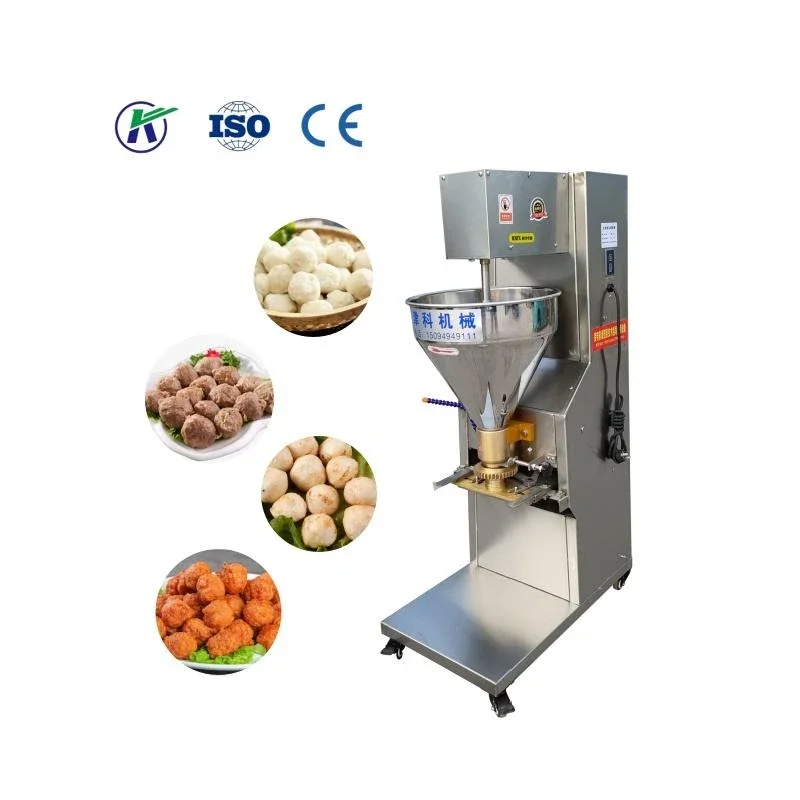 High Output Professional Full Automatic Meatball Maker Machine for Croquettes Fishball Beef Ball Versatile Meat Forming Machine