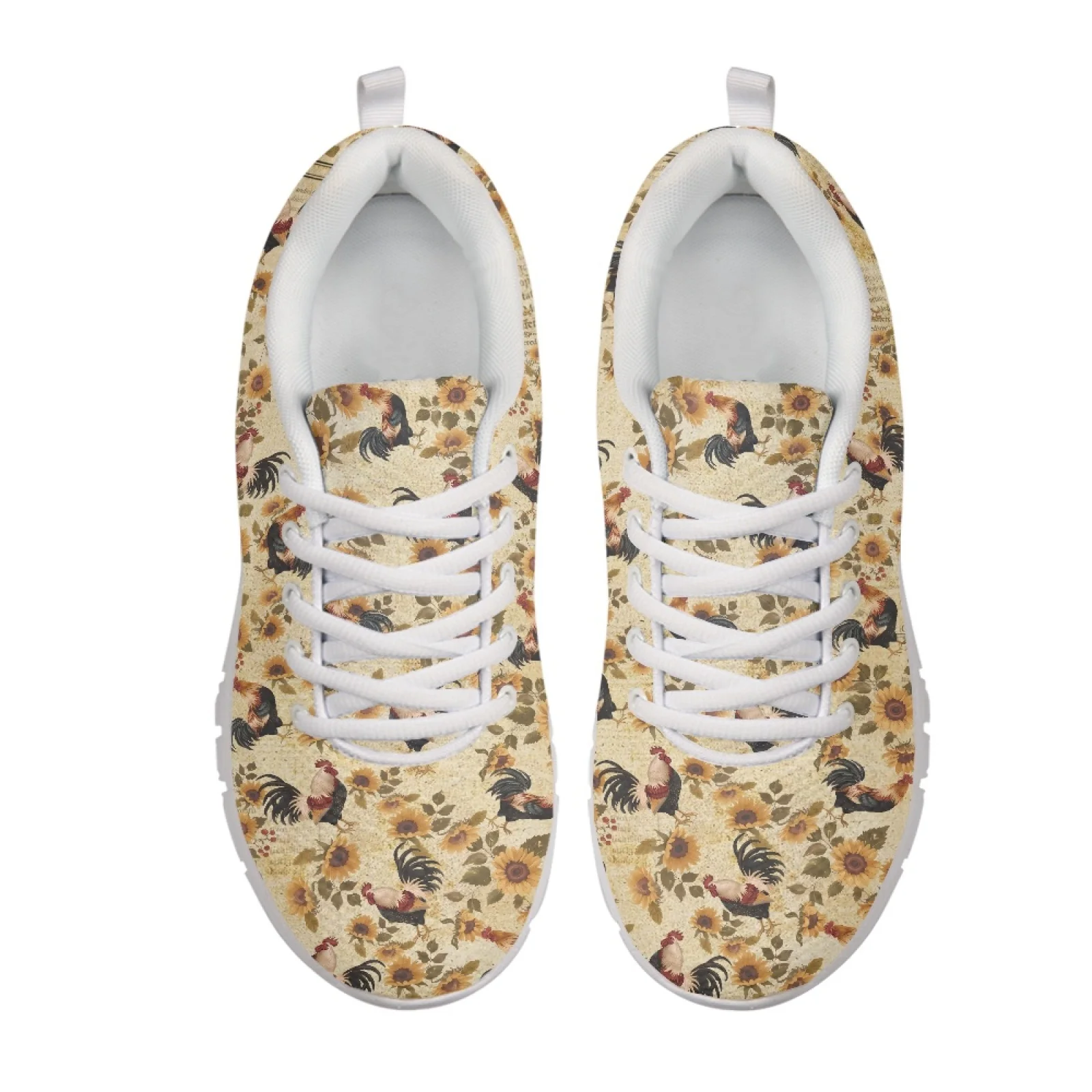 Coloranimal Dinosaur Running Sneakers Mesh & EVA Sole Tennis Shoes Lace Up Tennis Sneakers for Women