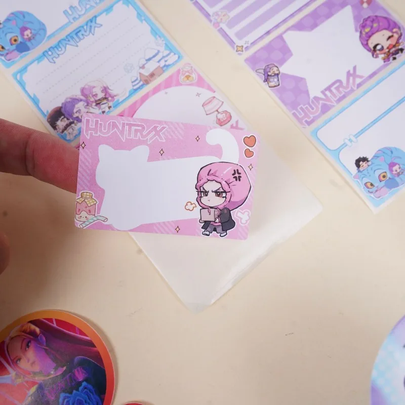 KPop Demon Hunters Rumi Mira Zoey Derpy Anime merchandise Creatieve Cartoon Post-it Notes Student Notes Plakken Teken Post-it Notes