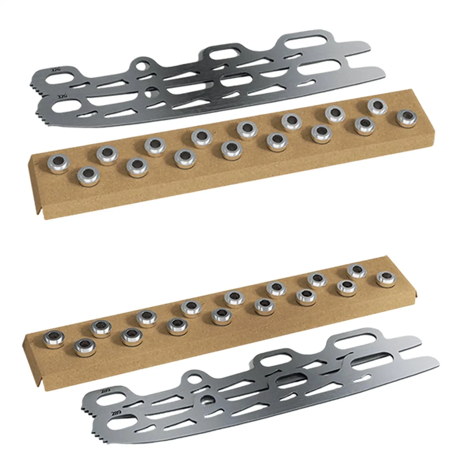 

2 Pieces Skating for Roller Skating with 16 Edge Plugs Multifunctional Compatible Sturdy for Ice Hockey