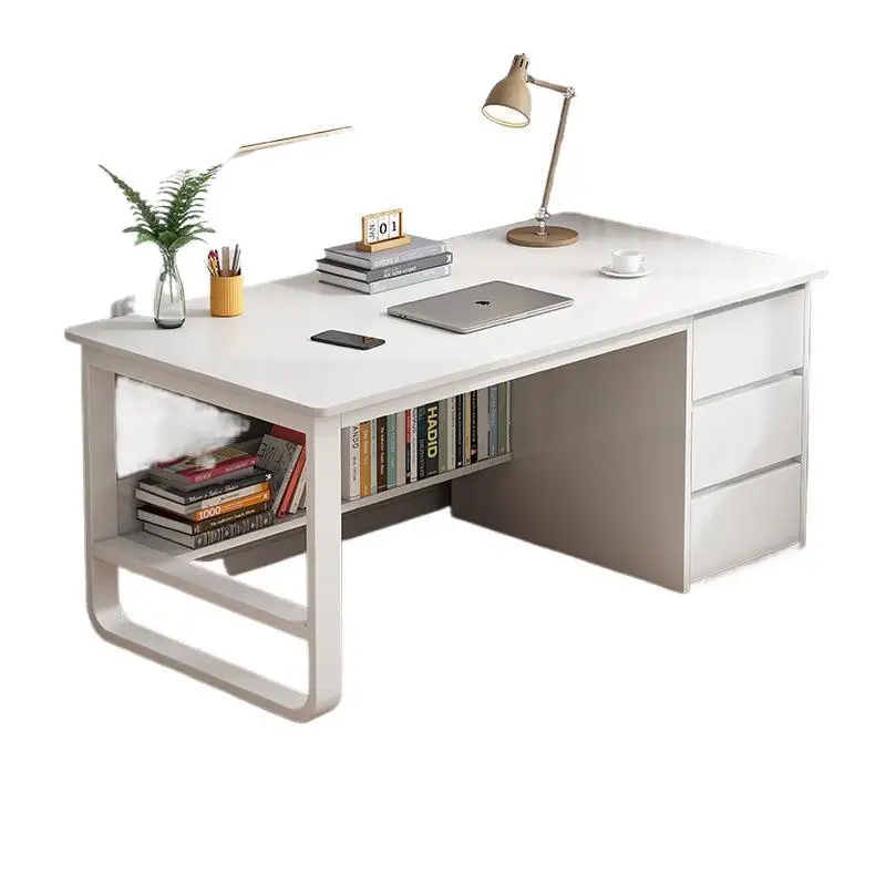 Bureau d'ordinateur minimaliste moderne avec chaise MELDesk, table d'étude pour étudiants, chambre à coucher