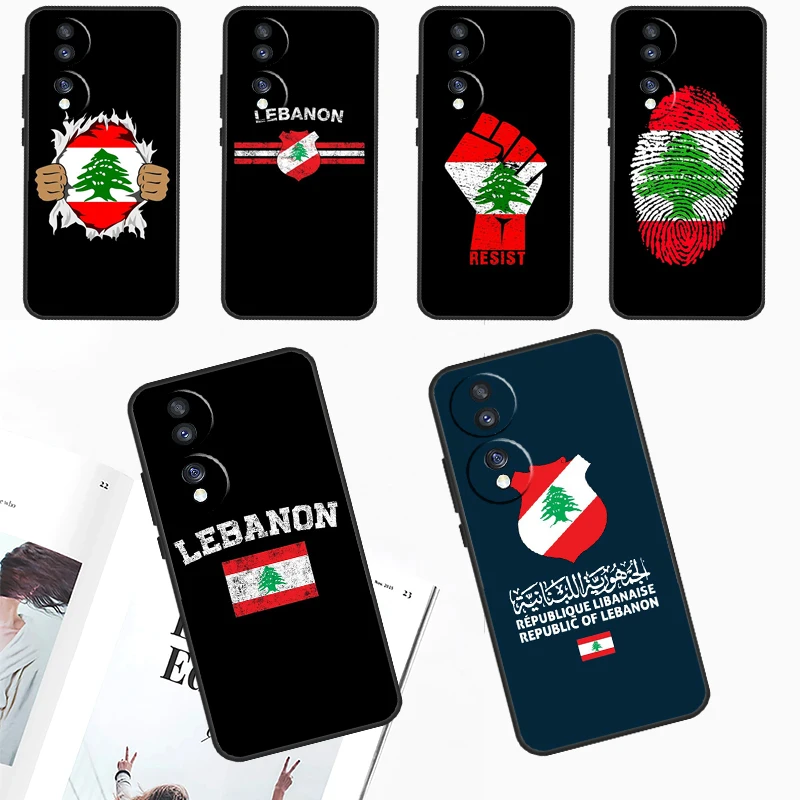 Lebanese Lebanon Flag Case For Honor Magic 6 5 Pro 50 70 90 Lite X6 X7 X8 X9 X6a X7a X8a X9a X8b X9b Back Cover