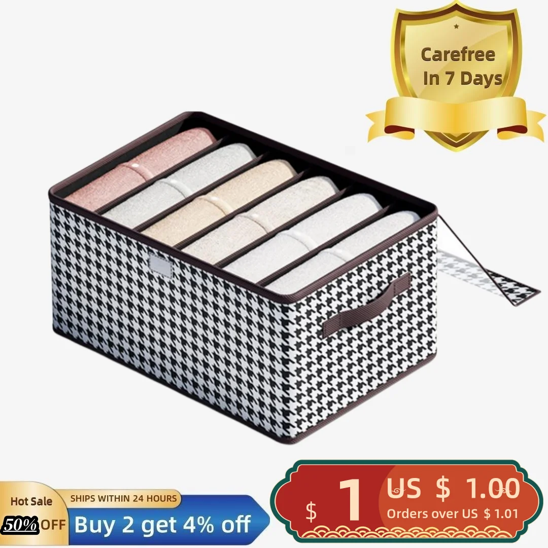 

Closet Basket Portable Handles Large Capacity Compartment Design Foldable Reusable Storage Wide Use Home Organizer Storage Cube