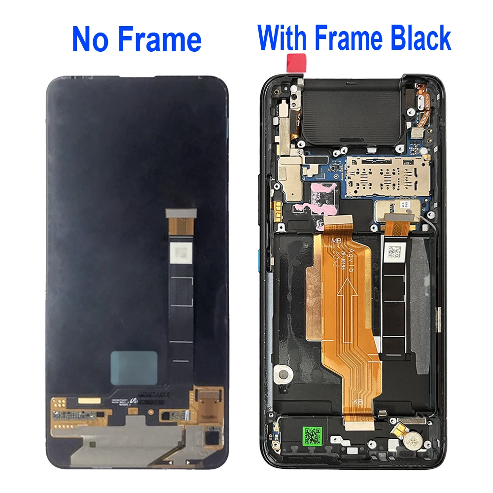 AMOLED For Asus Zenfone 8 Flip ZS672KS I004D LCD Display Touch Screen Replacement Digitizer Assembly