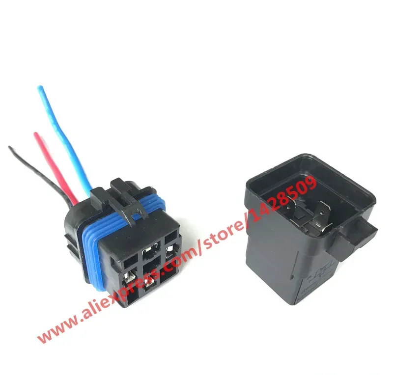 

Высококачественное 4-контактное автомобильное реле 12В 40А с разъемом и 12-сантиметровым проводным кабелем, водонепроницаемое, для модификации автомобиля.