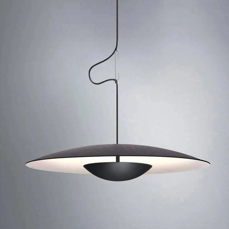 Imagem -02 - Criativo Ufo Design Led Pendant Light Sala de Jantar Lustre de Teto Modern Living Room Quarto Bedside Decoration Pendurado Lâmpada