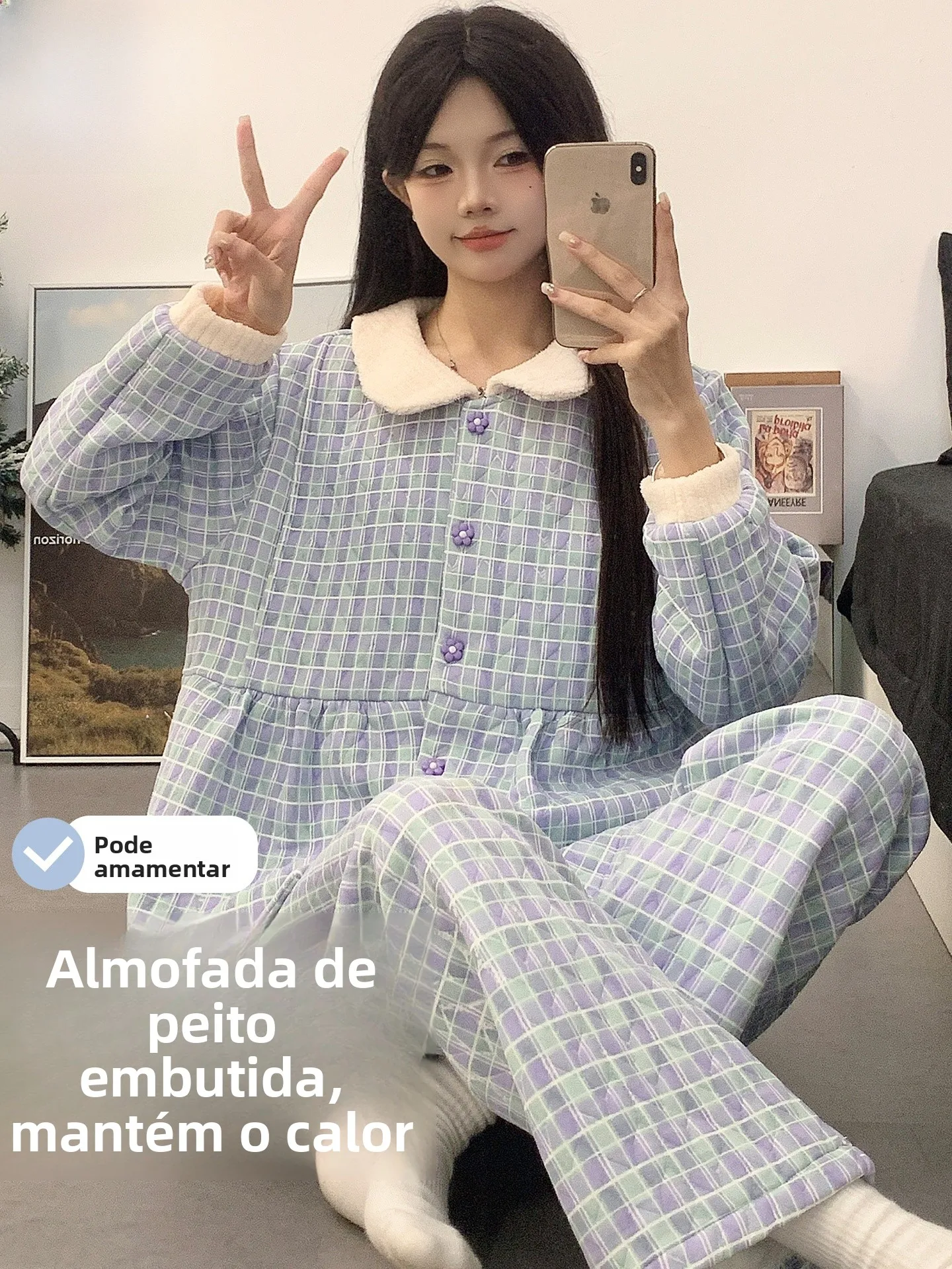 camison-de-maternidad-de-algodon-aireado-postparto-lactancia-comodo-manga-larga-suave-poliester-ropa-de-casa-para-muje