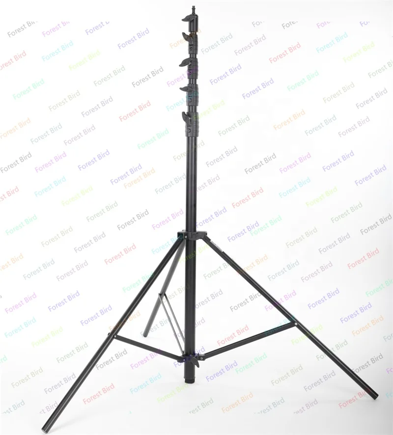 DSLR Tripod 6M 600cm Heavy Duty Camera Video Stand Portable Adjustable Light Stands 5 Sections