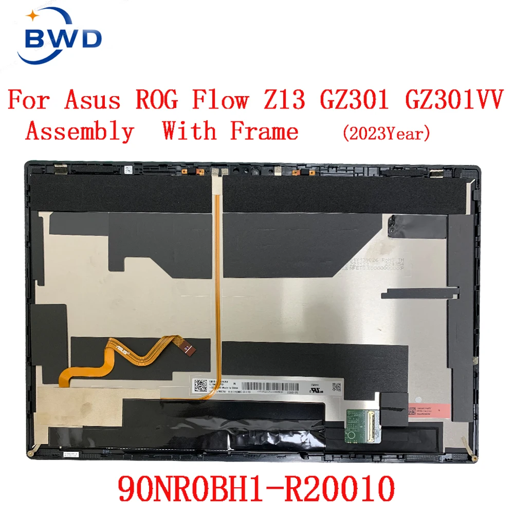 

For Asus 90NR0BH1-R20010 ROG Flow Z13 GZ301 GZ301VV Gaming 2023 Year 13.4 Inch 165HZ Touch Panel display LCD Screen Assembly