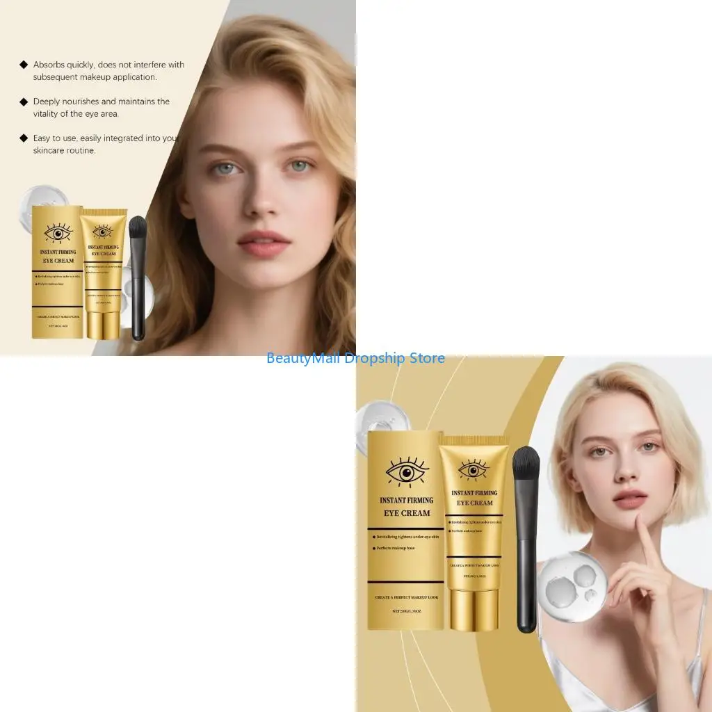 40JD Moisturizing Eye Cream Complex 24H Moisture Lock Formula For Tired Eye Sensitive Skin Safe