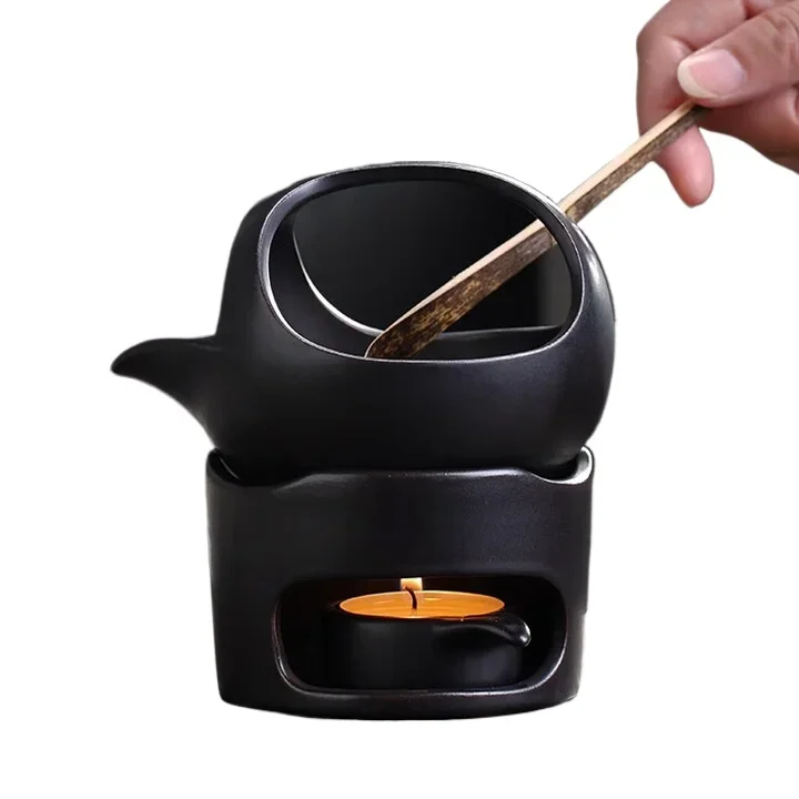 

Japanese roasted tea ware ceramic tea stove small tea awakener